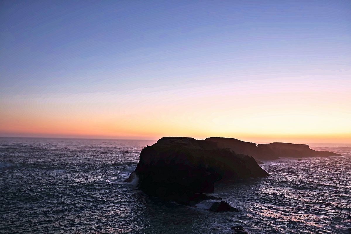 Dusk Holds the Island